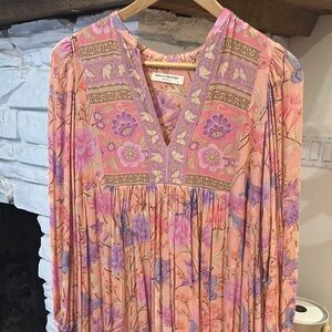 Spell and the Gypsy Pink and Purple Floral Dress. Sold out everywhere.